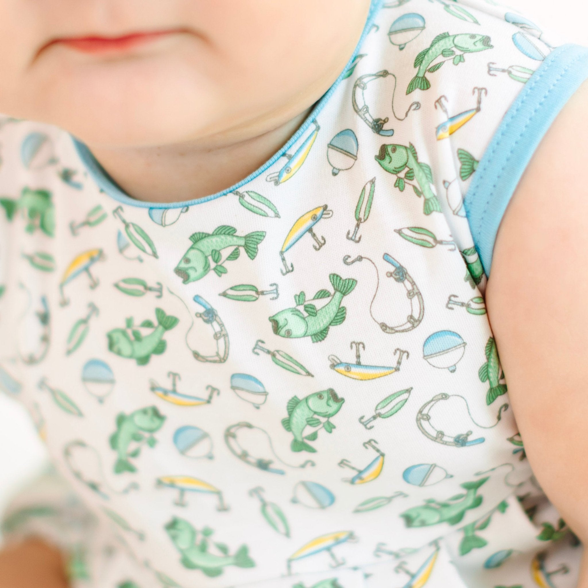 Hook, Line and Sinker Print Bubble - Magnolia BabyBubble