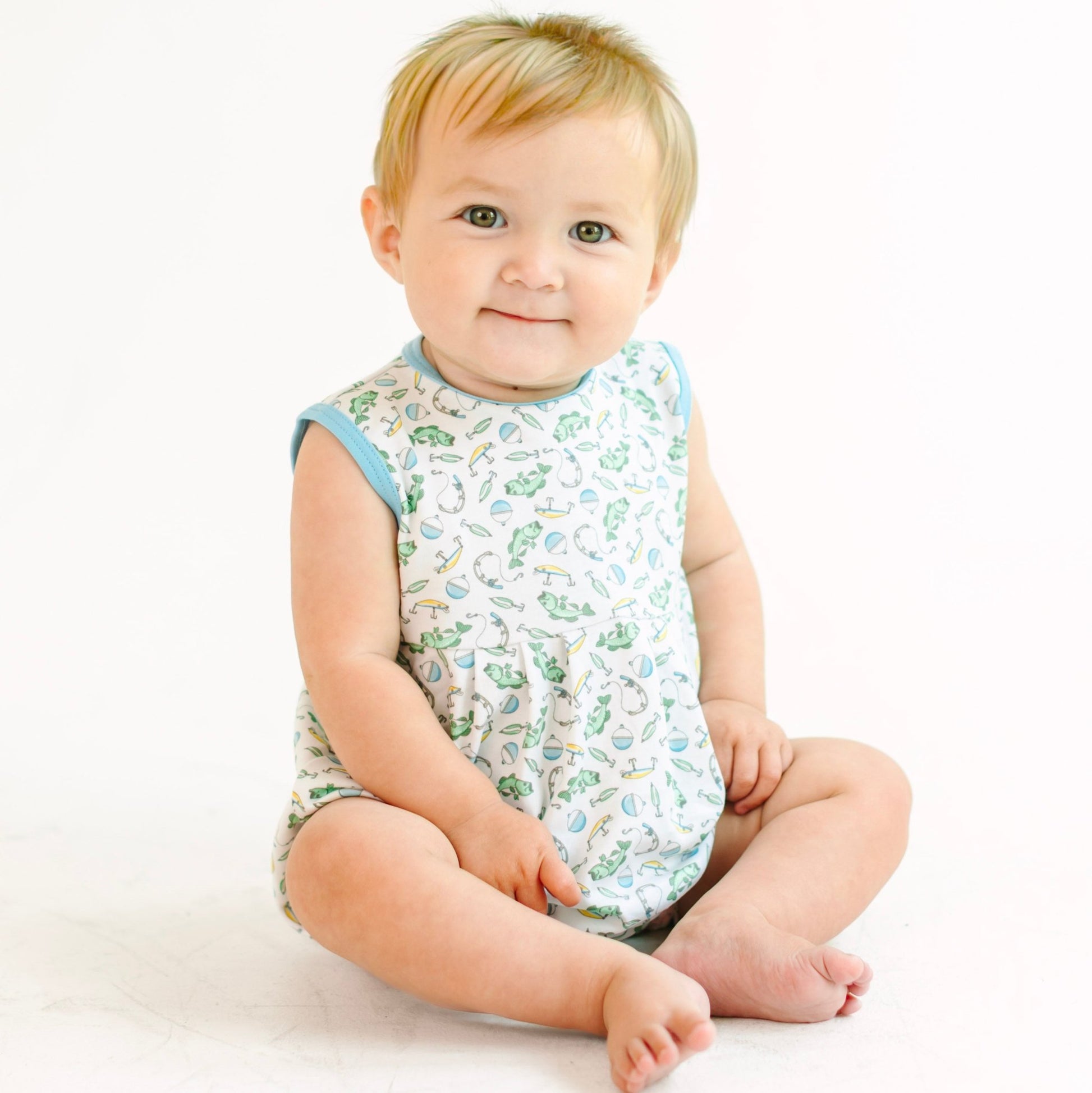Hook, Line and Sinker Print Bubble - Magnolia BabyBubble