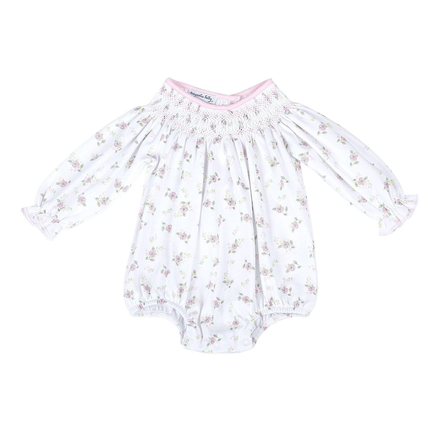 Hope's Rose Bishop Long Sleeve Bubble - Magnolia BabyBubble
