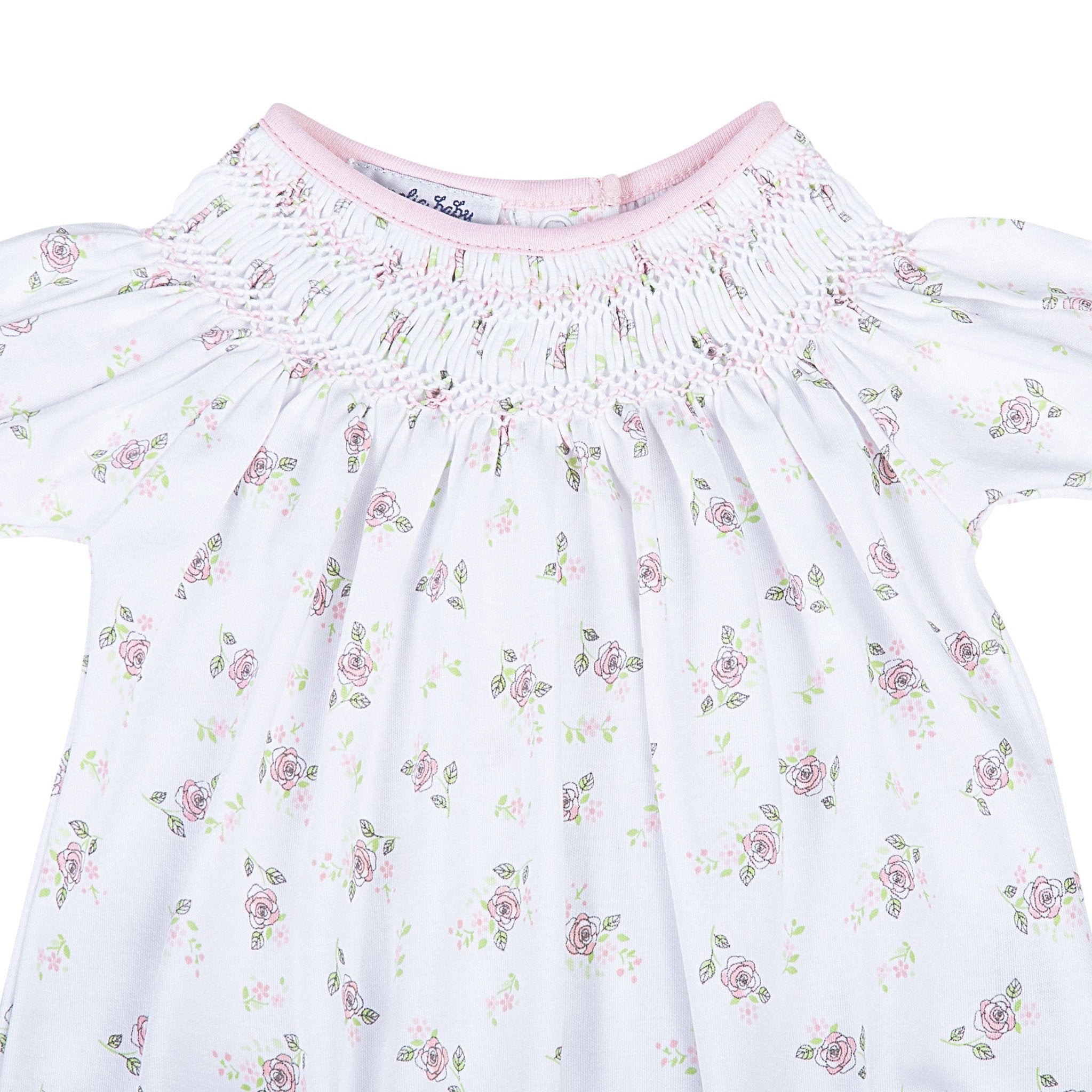 Hope's Rose Bishop Short Sleeve Bubble - Magnolia BabyBubble