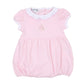 Hope's Rose Embroidered Short Sleeve Bubble - Magnolia BabyBubble