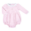 Hope's Rose Fall 24 Embroidered Long Sleeve Bubble - Magnolia BabyBubble