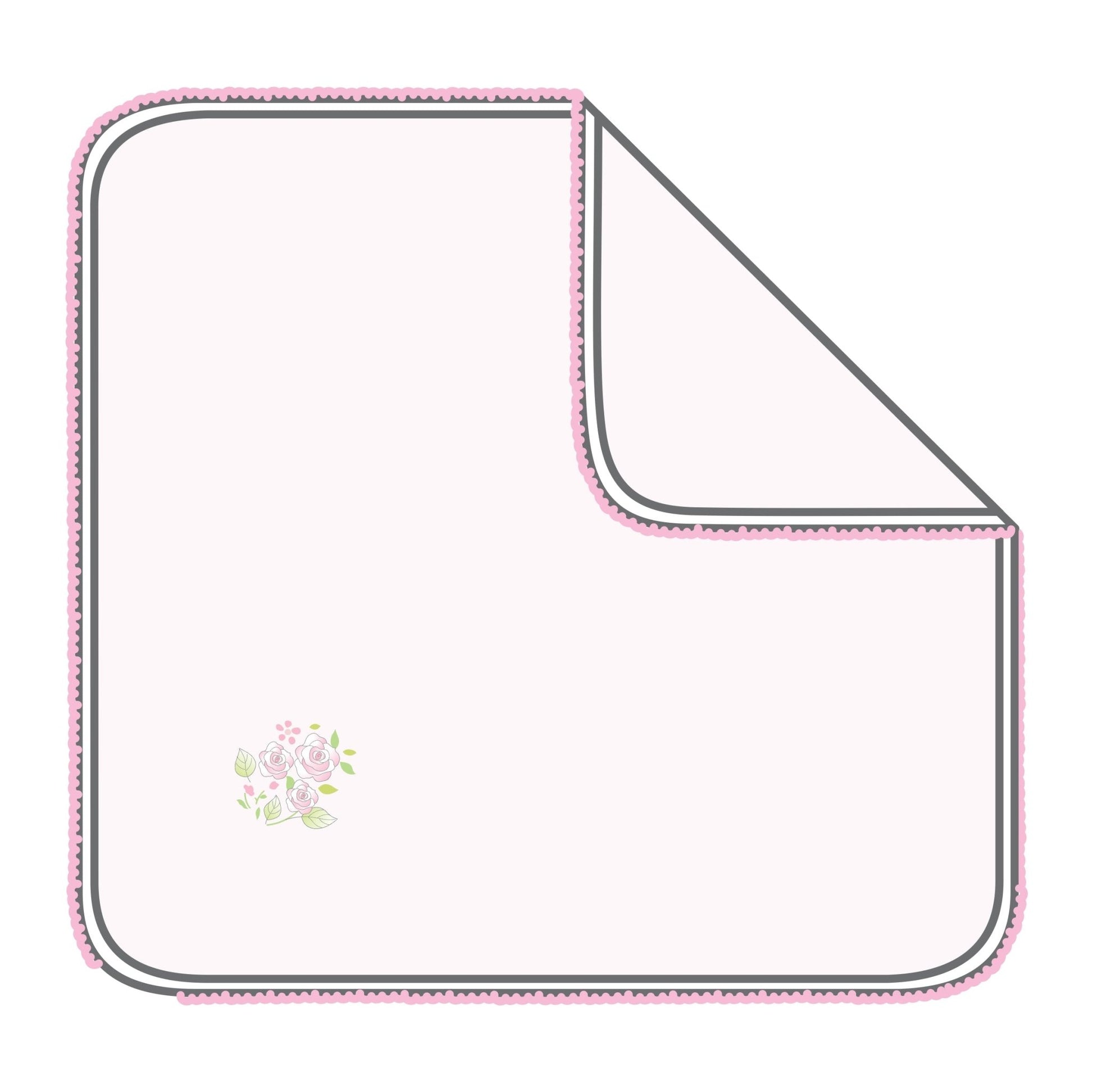 Hope's Rose Fall 24 Embroidered Receiving Blanket - Magnolia BabyReceiving Blanket