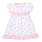 Hope's Rose Print Ruffle Short Sleeve Dress Set - Magnolia BabyDress