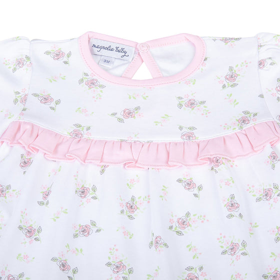 Hope's Rose Print Short Sleeve Dress - Magnolia BabyDress