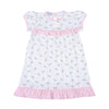 Hope's Rose Print Short Sleeve Dress - Magnolia BabyDress