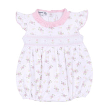  Hope's Rose Smocked Print Flutters Toddler Bubble - Magnolia BabyBubble