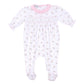 Hope's Rose Smocked Print Footie - Magnolia BabyFootie
