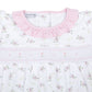 Hope's Rose Smocked Ruffle Short Sleeve Bubble - Magnolia BabyBubble