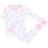 Hope's Rose Spring Pink Toddler Long Pajamas - Magnolia BabyLong Pajamas