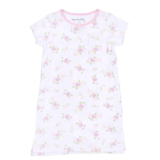 Hope's Rose Toddler Short Sleeve Nightdress - Magnolia BabyNightdress