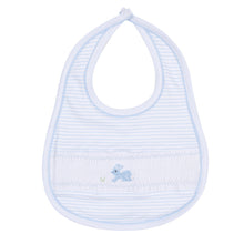  Hoppity Hop Classics Smocked Bib - Light Blue - Magnolia BabyBib