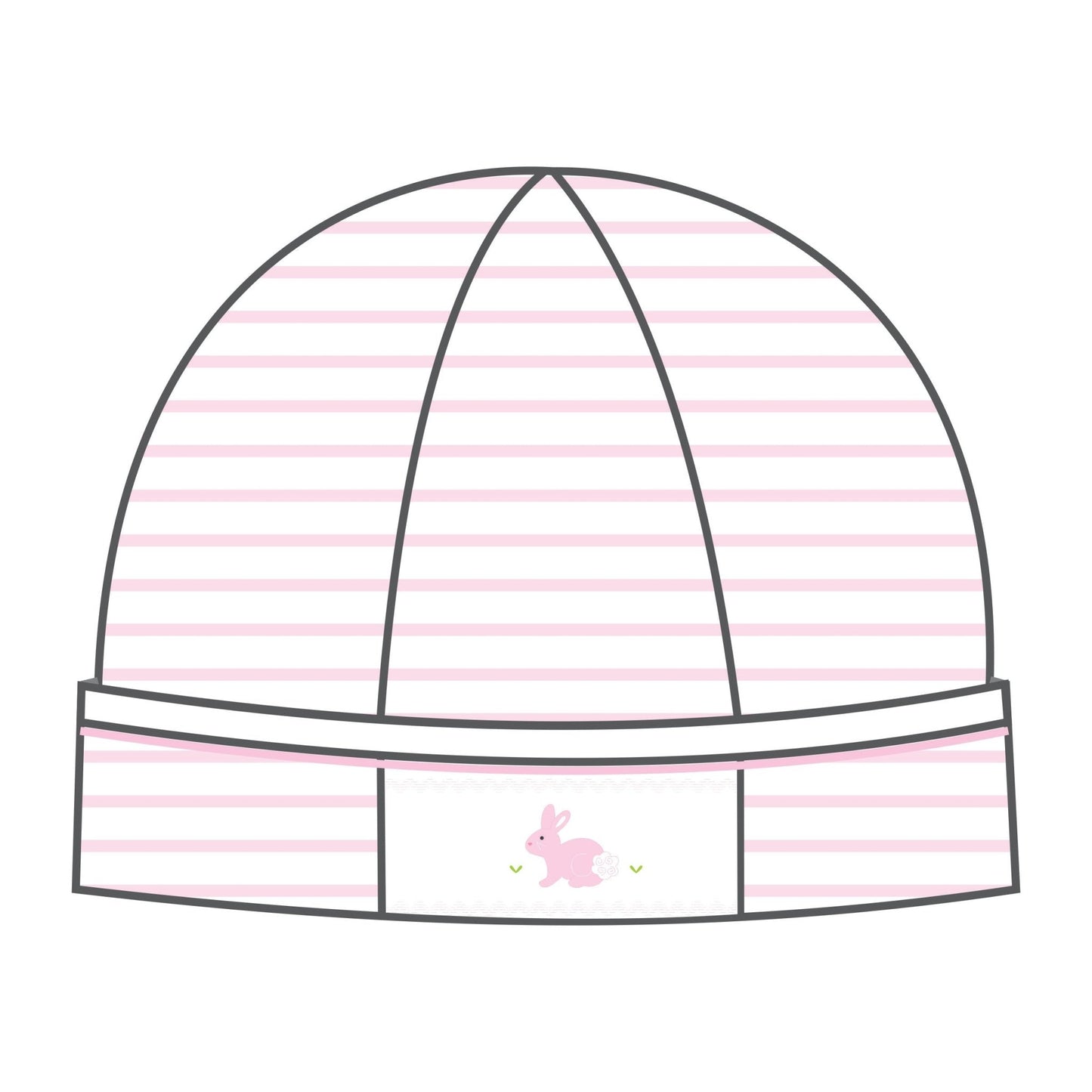 Hoppity Hop Classics Smocked Hat - Pink - Magnolia BabyHat