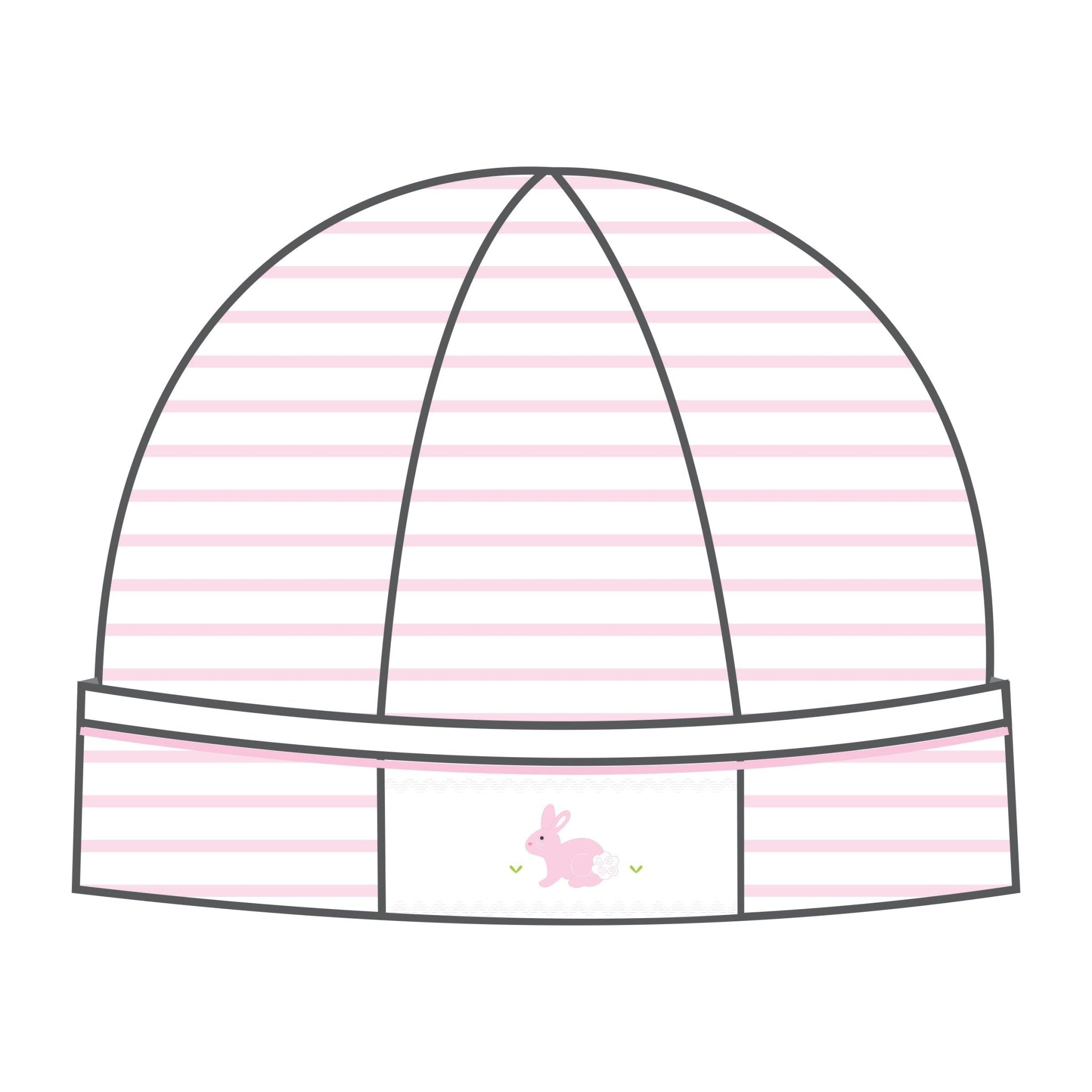 Hoppity Hop Classics Smocked Hat - Pink - Magnolia BabyHat