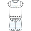 Hoppity Hop Classics Smocked Short Pajamas - Light Blue - Magnolia BabyShort Pajamas