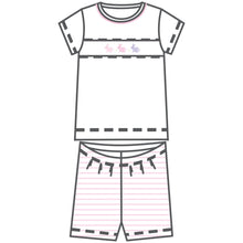  Hoppity Hop Classics Smocked Short Pajamas - Pink - Magnolia BabyShort Pajamas