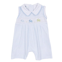  Hoppity Hop Classics Smocked Short Playsuit - Light Blue - Magnolia BabyShort Playsuit