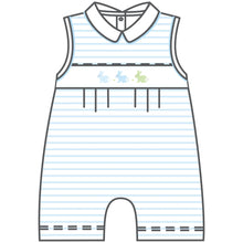  Hoppity Hop Classics Smocked Short Playsuit - Light Blue - Magnolia BabyShort Playsuit