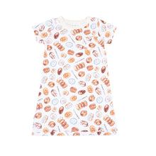  Hot Bagels Short Sleeve Nightdress - Magnolia BabyNightdress