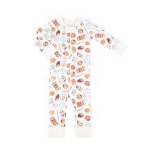  Hot Bagels Zip Pajamas - Magnolia BabyZipper Pajamas