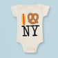 Hot Dog Pretzel NY Onesie - Organic - Magnolia BabyBodysuit