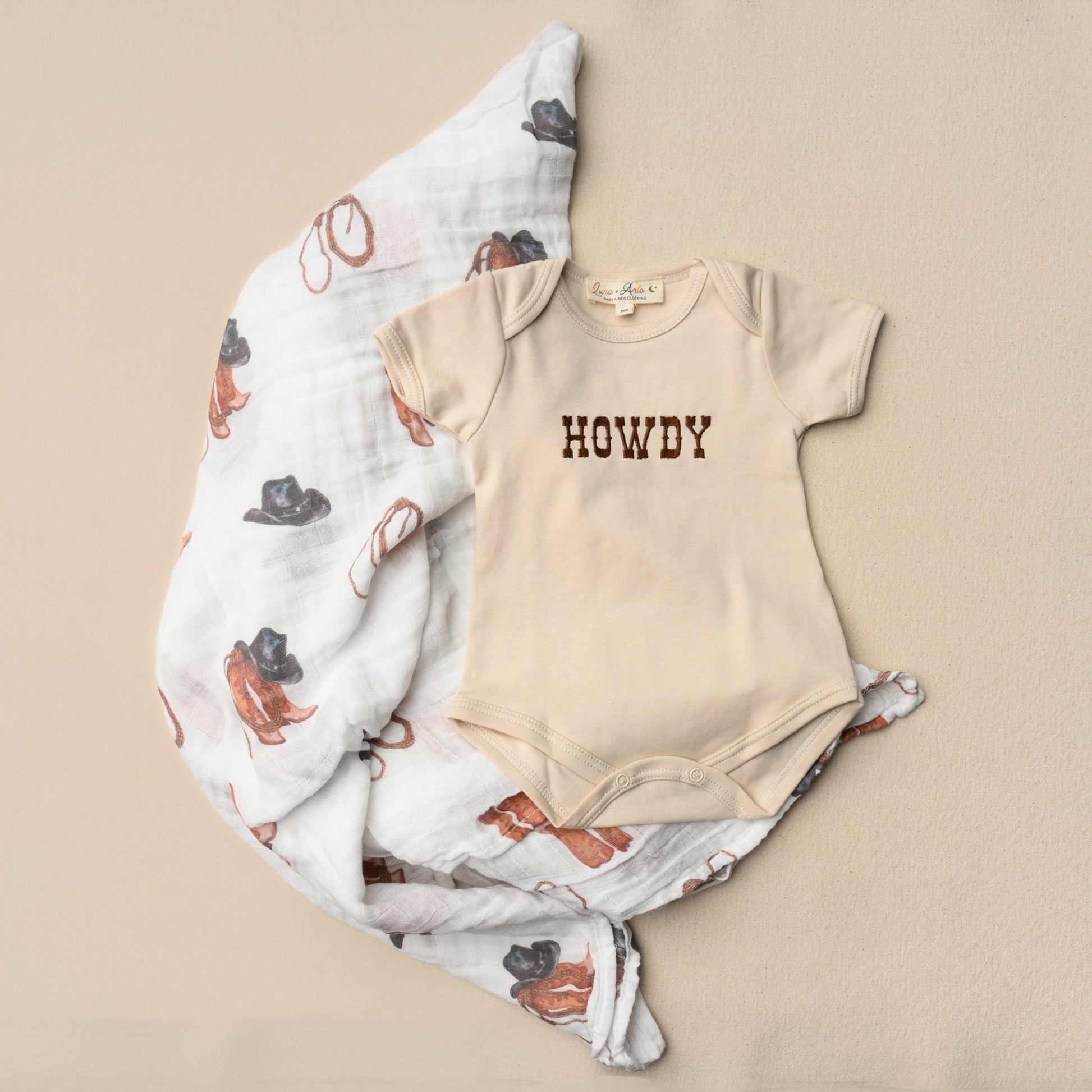 Howdy Bodysuit Gift Set - Magnolia BabyBaby Gift Set