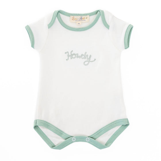 Howdy! Bodysuit - Moss by Luna and Arlo - Magnolia BabyBodysuit