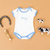 Howdy! Bodysuit - Sky by Luna and Arlo - Magnolia BabyBodysuit