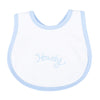 Howdy! Embroidered Bib - Sky - Magnolia BabyBib