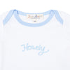 Howdy! Embroidered Bodysuit - Sky - Magnolia BabyBodysuit