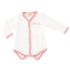 Howdy! Embroidered Front Snap Bodysuit - Dusty Rose - Magnolia BabyBodysuit