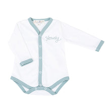  Howdy! Embroidered Front Snap Bodysuit - Moss - Magnolia BabyBodysuit