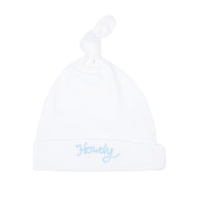  Howdy! Embroidered Hat - Sky - Magnolia BabyHat