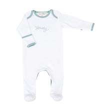  Howdy! Embroidered Lap Footie - Moss - Magnolia BabyFootie