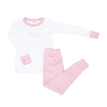  Howdy! Embroidered Long Pajamas - Dusty Rose - Magnolia BabyLong Pajamas