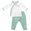 Howdy! Kimono Footed Pant Set - Moss by Luna and Arlo - Magnolia Baby2pc Pant Set