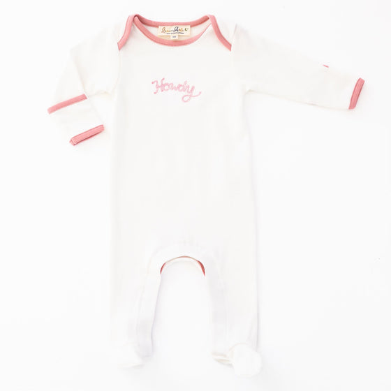 Howdy! Lap Footie - Dusty Rose by Luna and Arlo - Magnolia BabyFootie