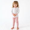 Howdy! Long Pajamas - Dusty Rose by Luna and Arlo - Magnolia BabyLong Pajamas