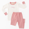 Howdy! Long Pajamas - Dusty Rose by Luna and Arlo - Magnolia BabyLong Pajamas