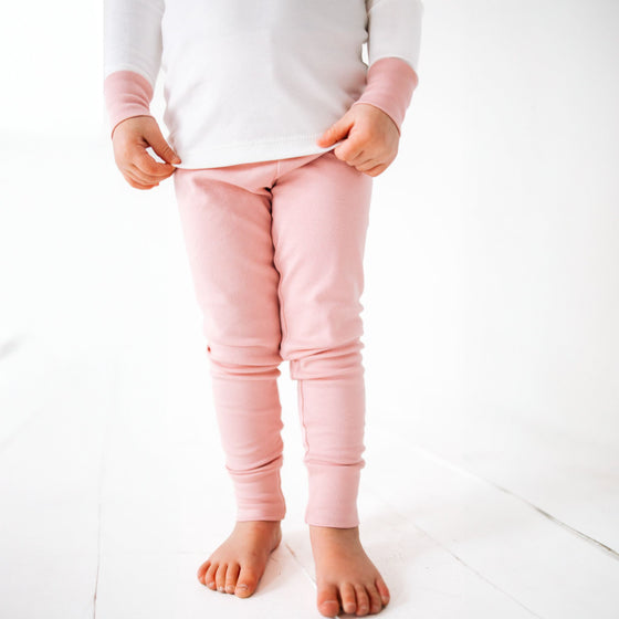 Howdy! Long Pajamas - Dusty Rose by Luna and Arlo - Magnolia BabyLong Pajamas