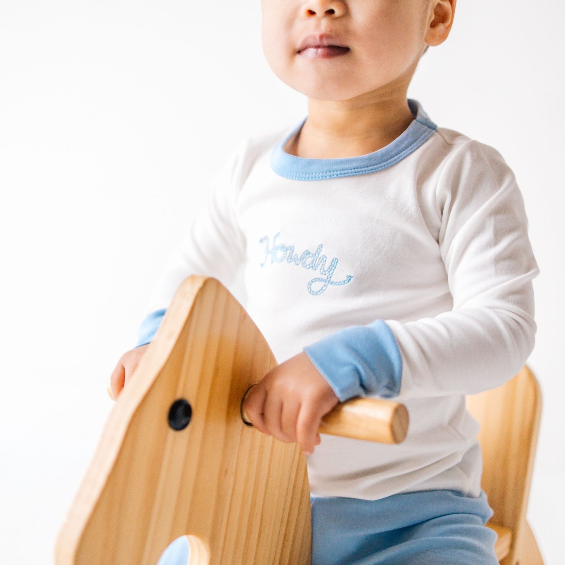 Howdy! Long Pajamas - Sky by Luna and Arlo - Luna and ArloLong Pajamas