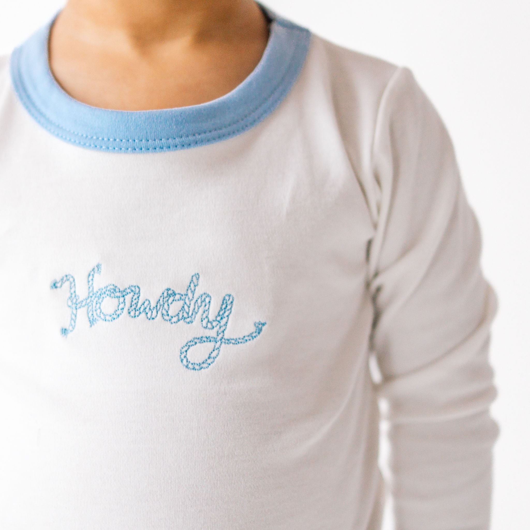 Howdy! Long Pajamas - Sky by Luna and Arlo - Luna and ArloLong Pajamas