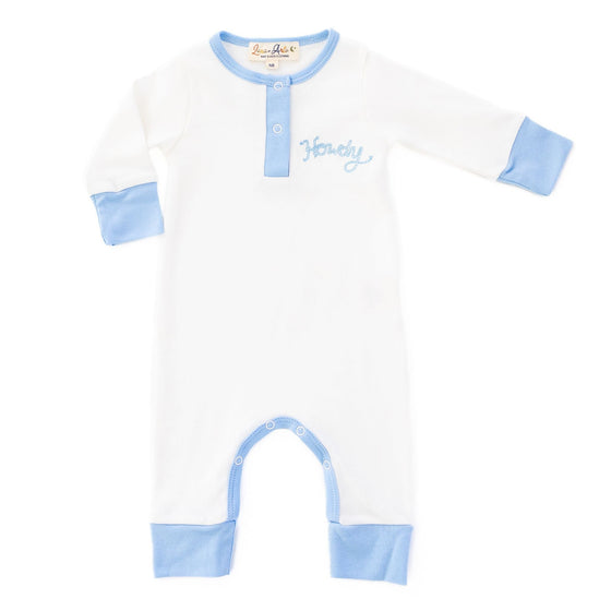 Howdy! Playsuit - Sky by Luna and Arlo - Magnolia BabyPlaysuit