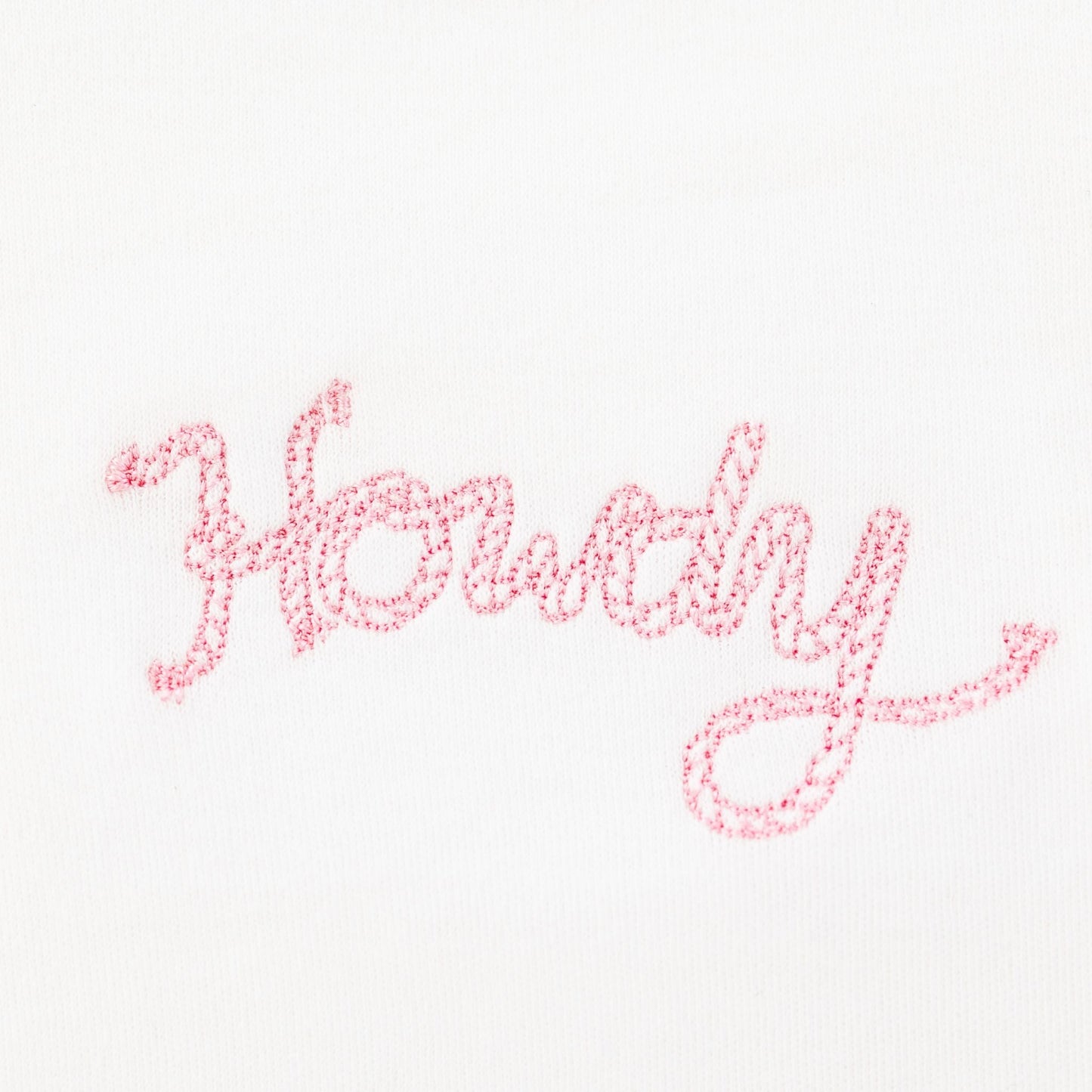 Howdy! Receiving Blanket - Dusty Rose by Luna and Arlo - Luna and ArloReceiving Blanket