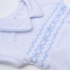 Hudson Smocked Diaper Cover Set - Light Blue - Magnolia BabyDiaper Cover