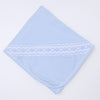 Hudson Smocked Receiving Blanket - Light Blue - Magnolia BabyReceiving Blanket