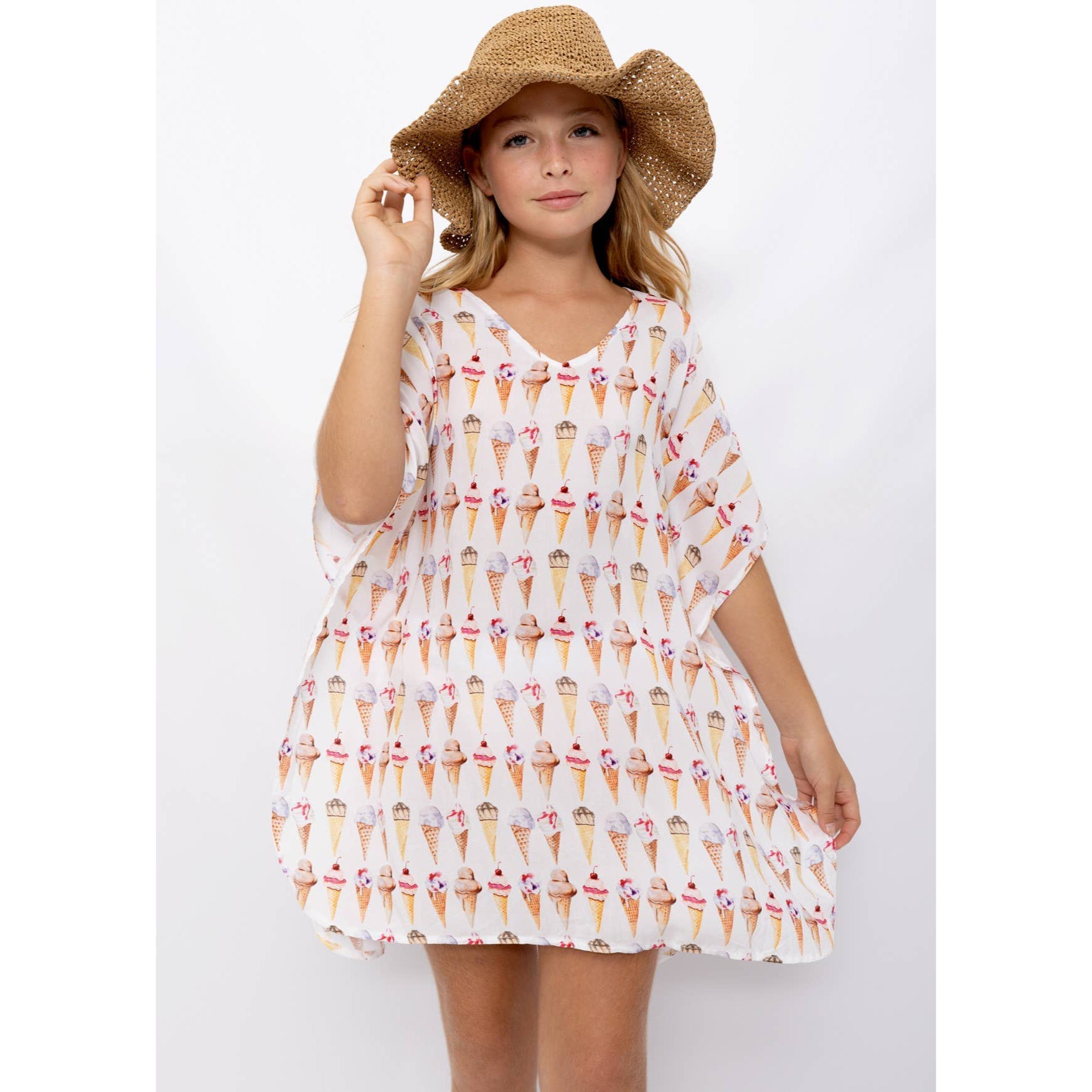 Ice Cream Beach & Pool Poncho - Magnolia Baby