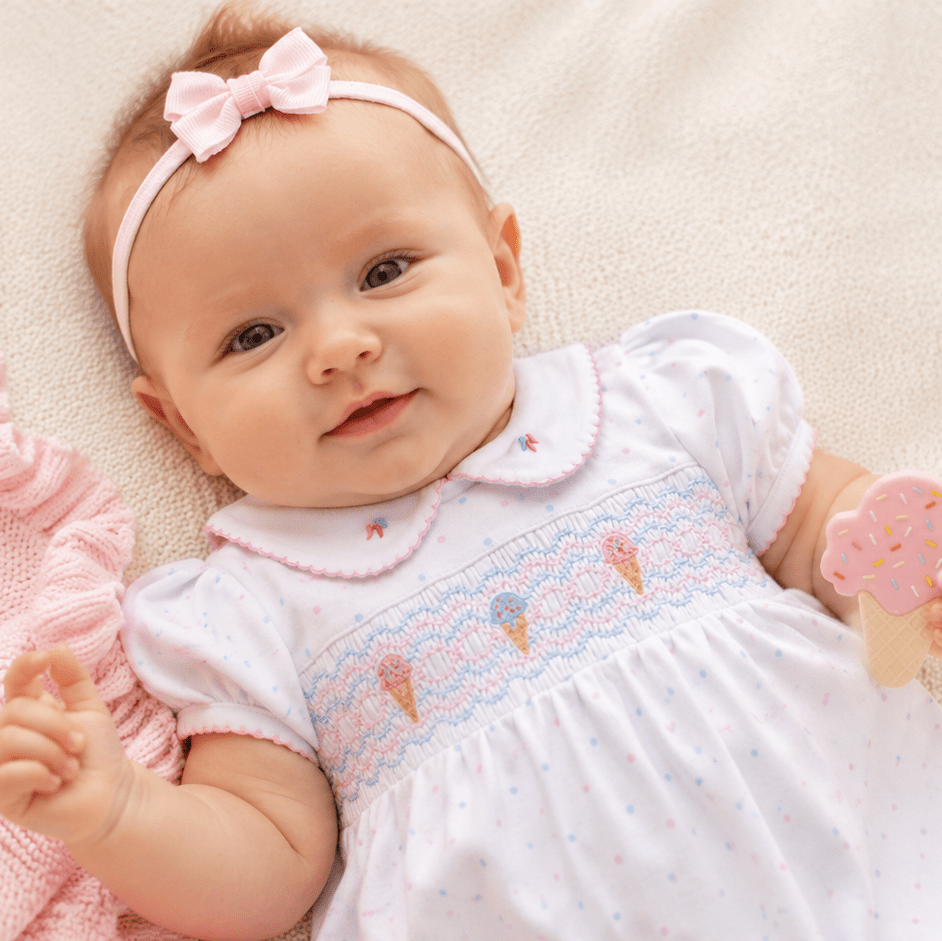 Magnolia Baby_Ice Cream Classics Smocked Collared Bubble_4