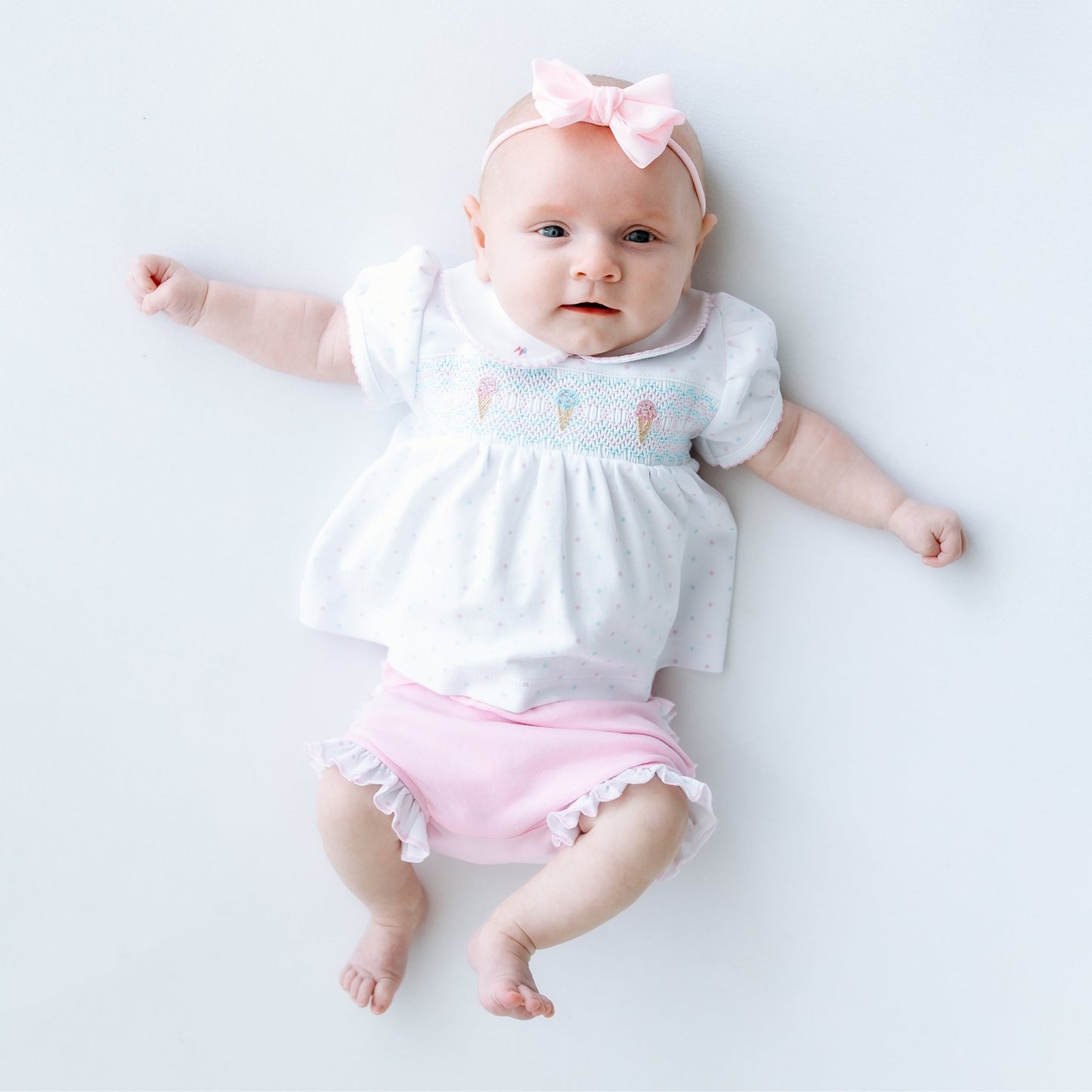 Magnolia Baby_Ice Cream Classics Smocked Collared Diaper Cover Set_6