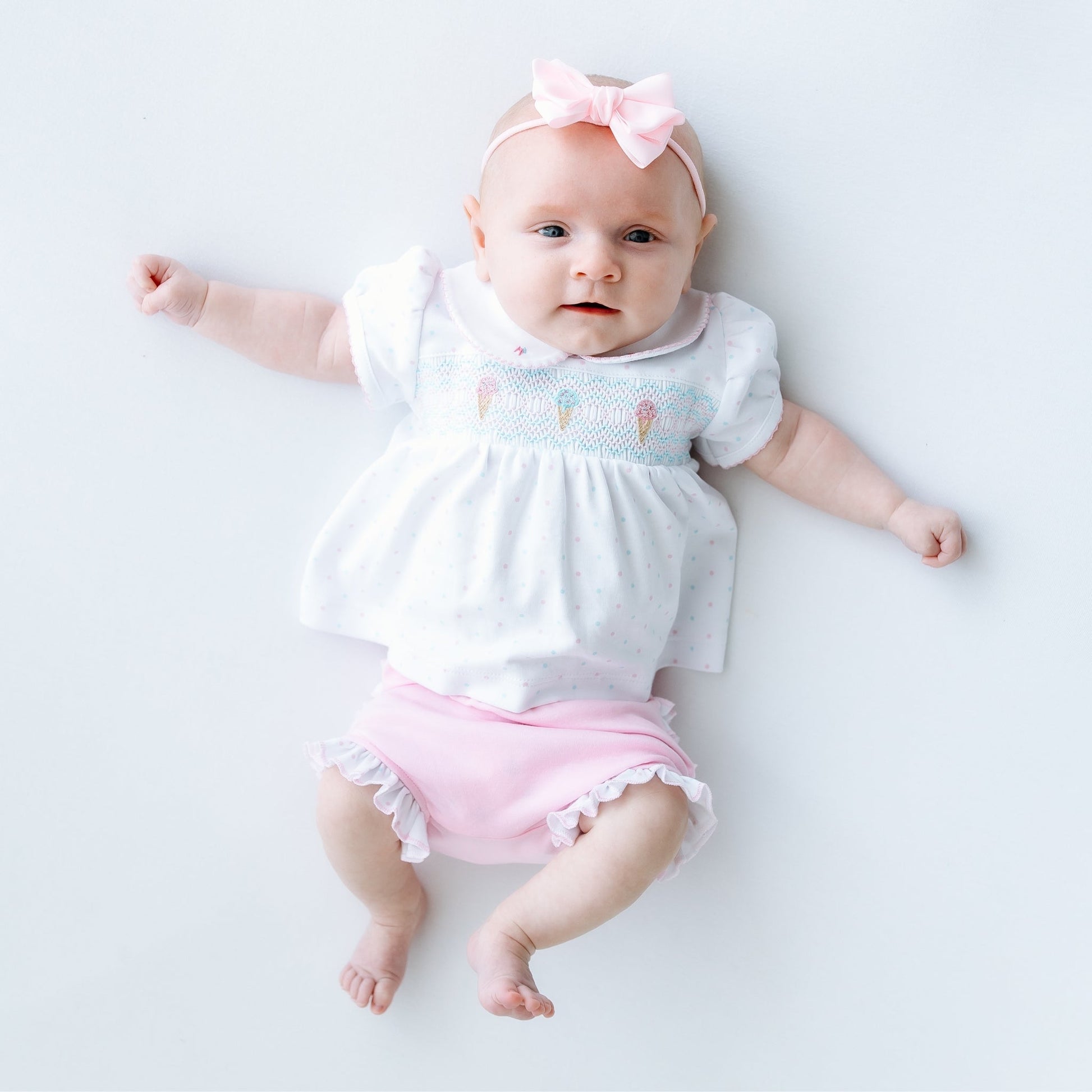 Magnolia Baby_Ice Cream Classics Smocked Collared Diaper Cover Set_6